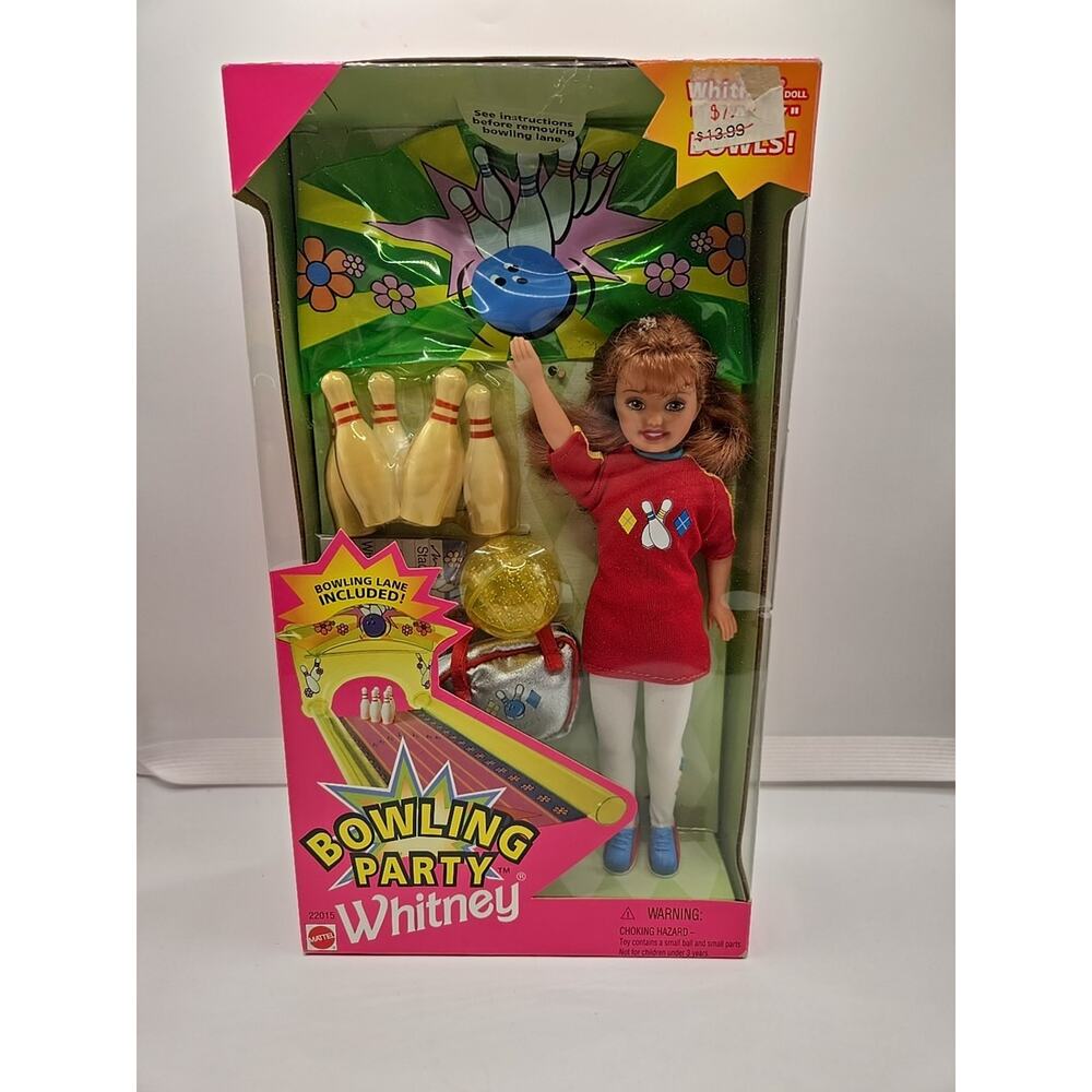 1998 Mattel Barbie Bowling Party - Janet Whitney or Stacie NRFB